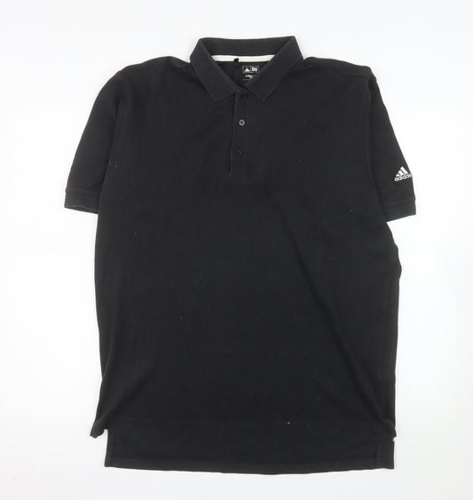 Adidas Men's Black Climacool Golf Polo Shirt Size L