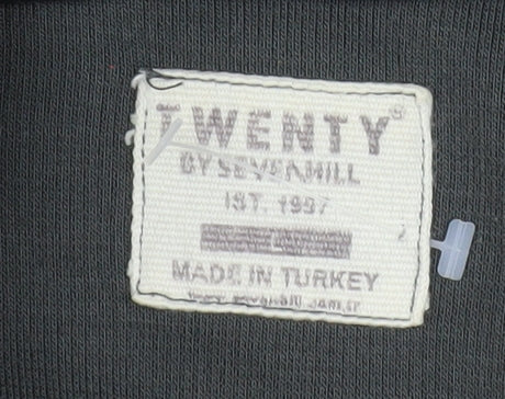 Twenty By Seventyhill Men's Grey Henley Hoodie Size L Polyester Blend