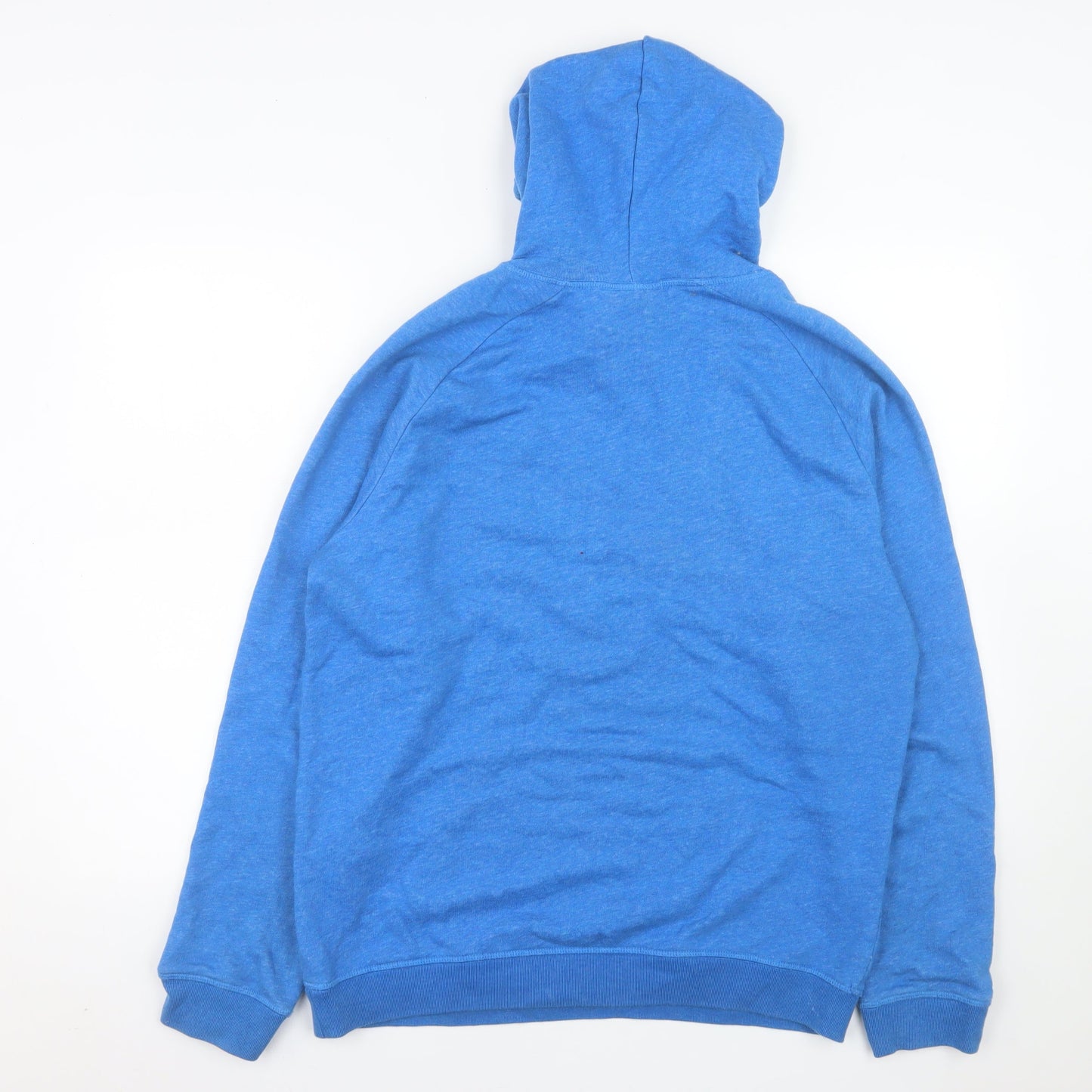 H&M Men's Blue Regular Fit Pullover Hoodie Size M