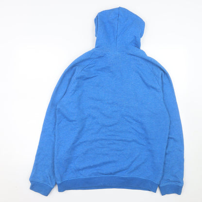 H&M Men's Blue Regular Fit Pullover Hoodie Size M