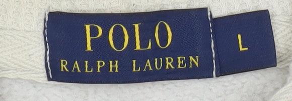 Ralph Lauren Men’s Grey L Basic Hooded Full Zip Jacket Lined Pockets