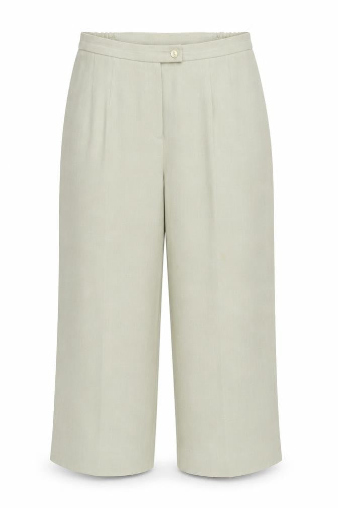 GOLD by Michael H Women’s Beige Size 14 Pleated High Rise Straight Trousers