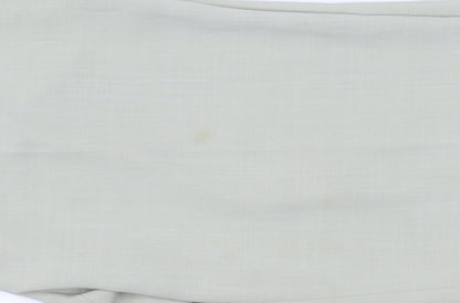 GOLD by Michael H Women’s Beige Size 14 Pleated High Rise Straight Trousers