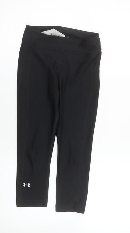 Under Armour Women Black XS Compression Activewear Shorts