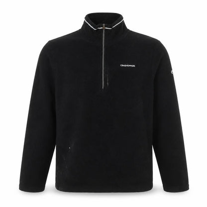 Craghoppers Men’s Black Fleece 1/4 Zip Pullover Sweatshirt Size S