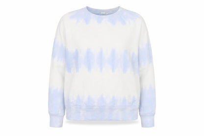 Gap Women Blue Tie-Dye Pullover Sweatshirt Size M