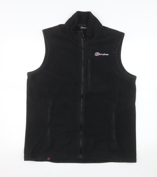 Berghaus Men's Black Fleece Bodywarmer Waistcoat L Outdoor Hiking