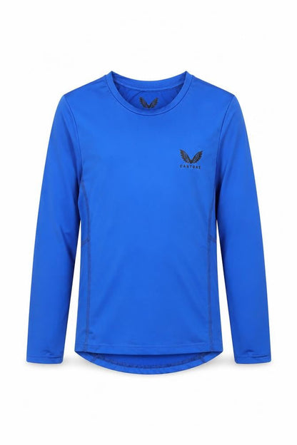 Castore Boys Blue Long Sleeve Athletic Top Size M Moisture Wicking