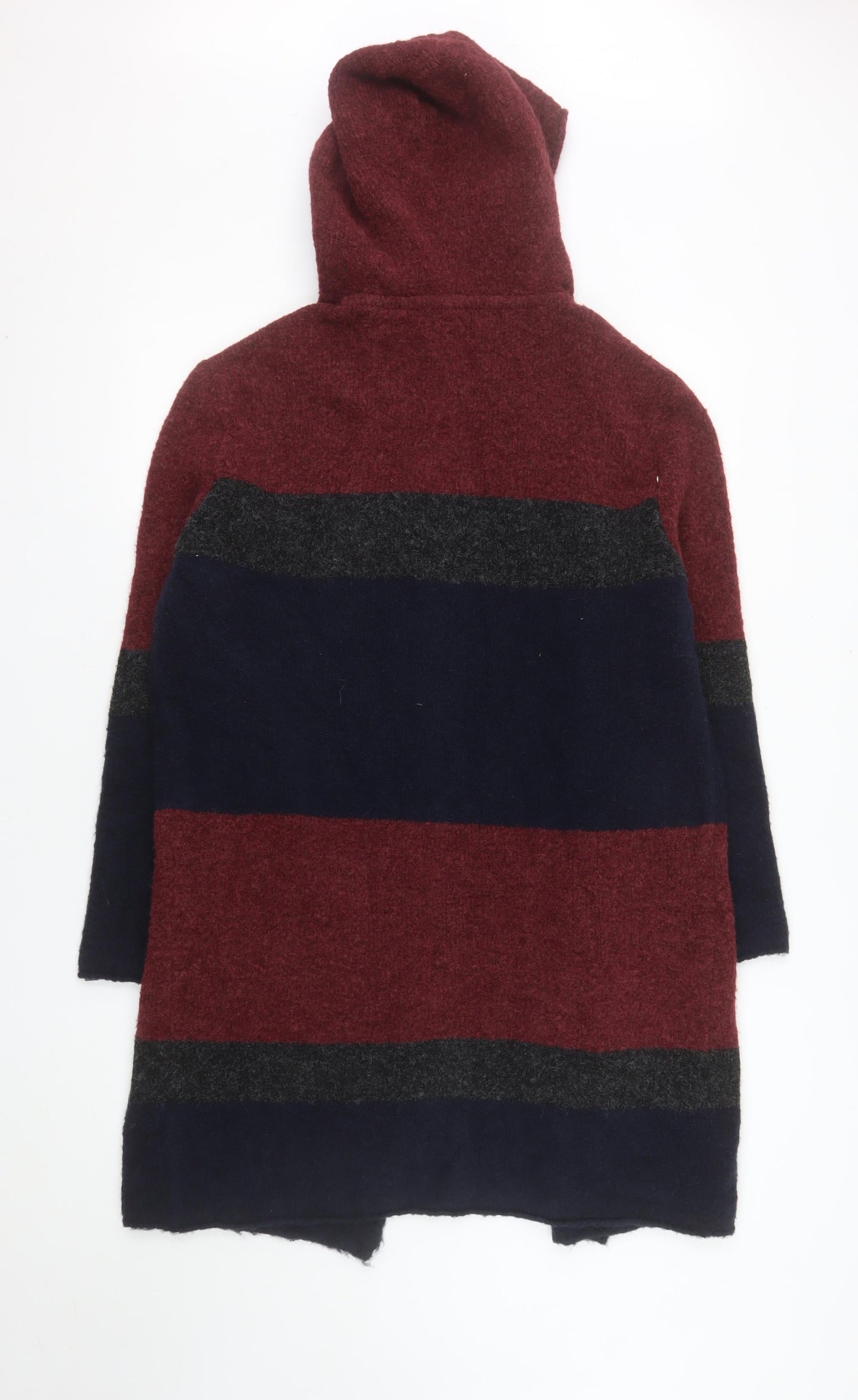 Féria Women's Multicoloured Hooded Chunky-Knit Cardigan S