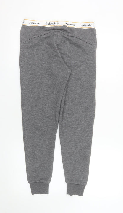 McKenzie Girls Grey Jogger Trousers 12-13 Years Elastic Waist Activewear