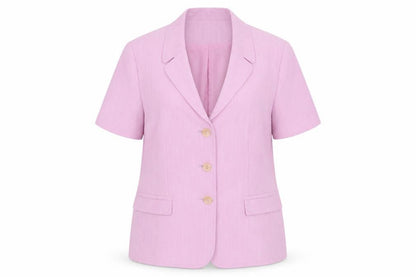Debenhams Classics Women Pink Size 18 Short Sleeve Blazer Jacket