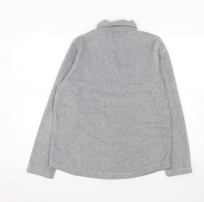 Maine New England Women's Grey Collared Pullover Sweatshirt Size 14