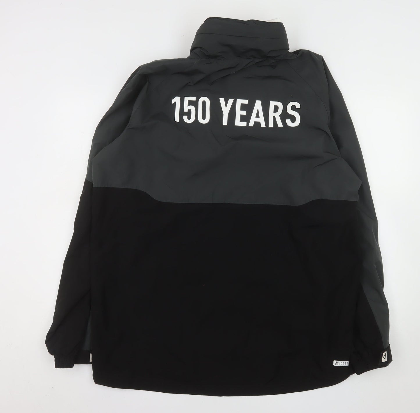 ISC Hull FC Mens Black XL Windbreaker Jacket Waterproof