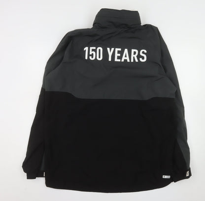 ISC Hull FC Mens Black XL Windbreaker Jacket Waterproof
