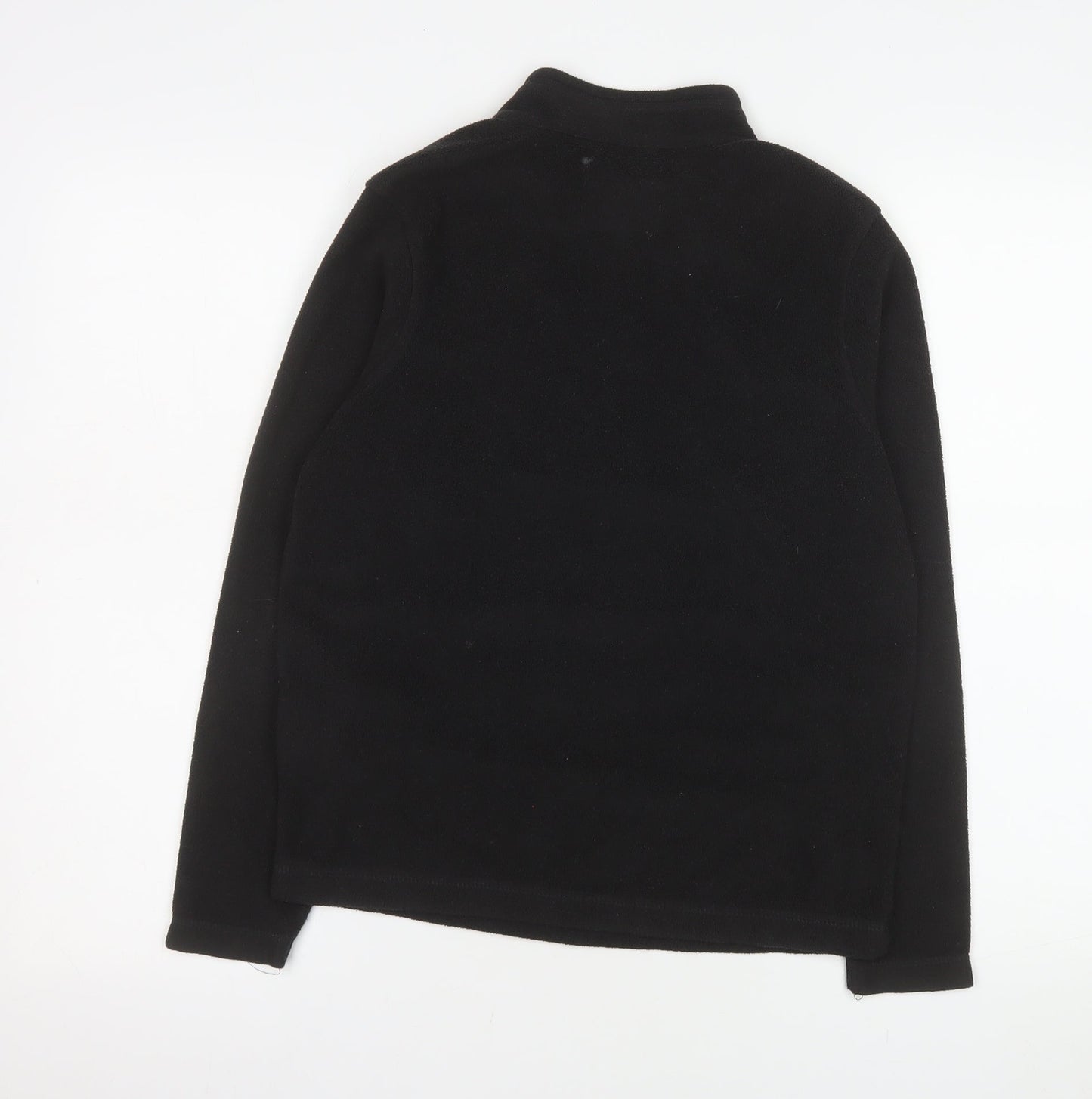 Regatta Boys Black Fleece 1/4 Zip Pullover Sweatshirt Size 13 Years