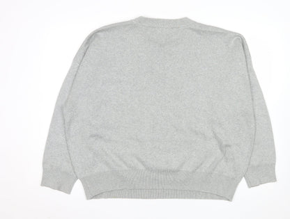 Kin by John Lewis Men's Grey XL Pullover Knit Sweatshirt