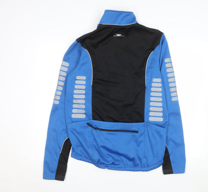 Crane Men's Blue Windbreaker Softshell Cycling Jacket M