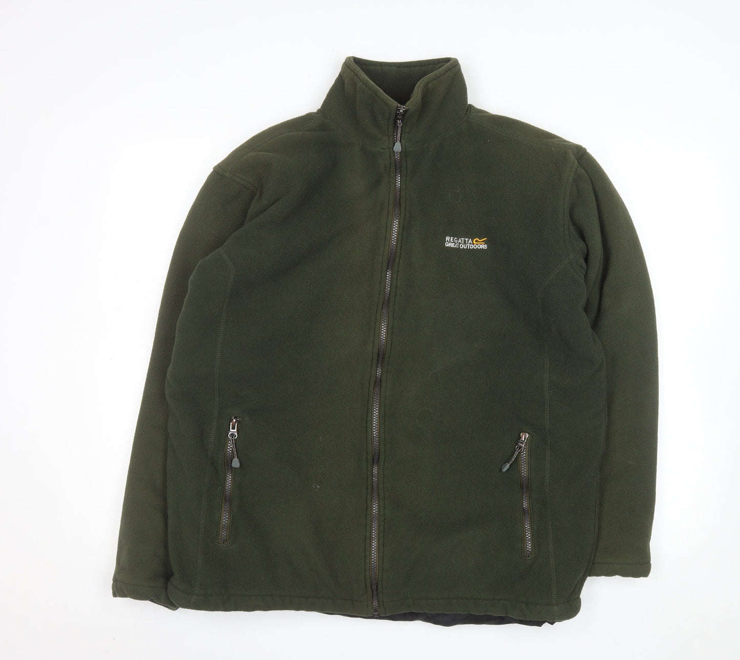 Regatta Men's Green Fleece Full Zip Outdoor Jacket L