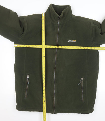 Regatta Men's Green Fleece Full Zip Outdoor Jacket L