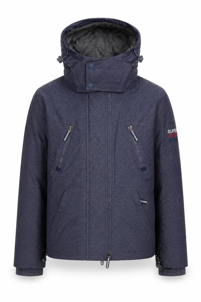 Superdry Mens Blue Wind Yachter Hooded Softshell Jacket S