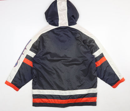 Champion Boys Blue Red White Windbreaker Hooded Jacket 11-12 Years