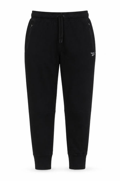 Reebok Women's Black Jogger Sweatpants Size S Elastic Waist Fleece