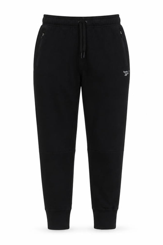 Reebok Women's Black Jogger Sweatpants Size S Elastic Waist Fleece