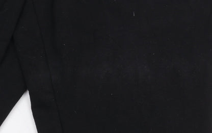 Reebok Women's Black Jogger Sweatpants Size S Elastic Waist Fleece