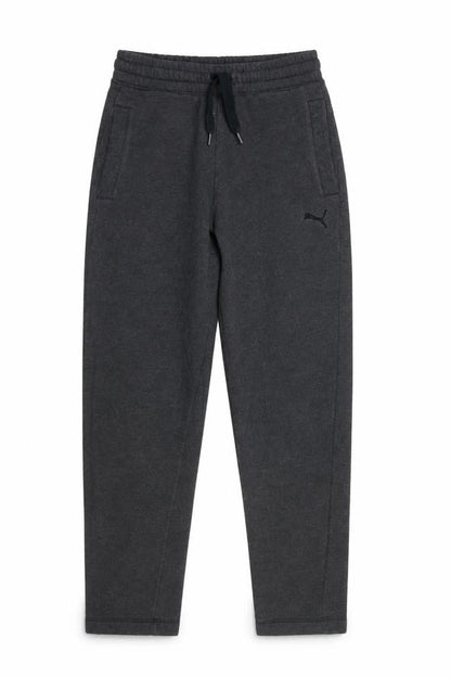 Puma Womens Grey S Jogger Trousers Fleece Lined Comfort Fit