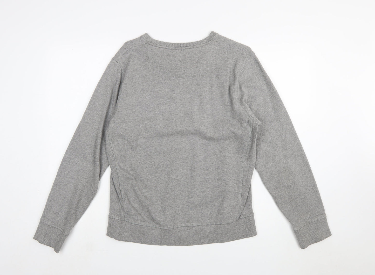 Jack & Jones Men's Grey Crew Neck Pullover Sweatshirt L