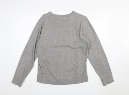 Jack & Jones Men's Grey Crew Neck Pullover Sweatshirt L