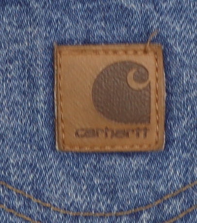 Carhartt Men's Blue Relaxed Fit Straight Leg Denim Jeans 35x30