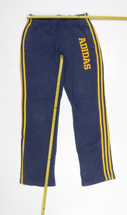 Adidas Men's Blue Jogger Sweatpants S Regular Fit