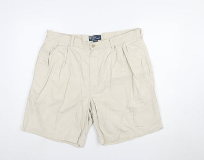 Ralph Lauren Men's Beige 40 Chino Shorts Pleated Cotton