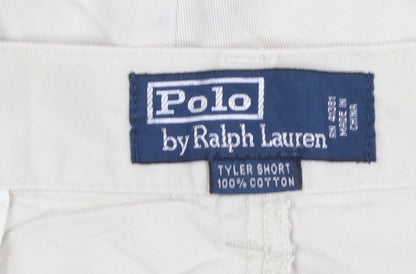 Ralph Lauren Men's Beige 40 Chino Shorts Pleated Cotton