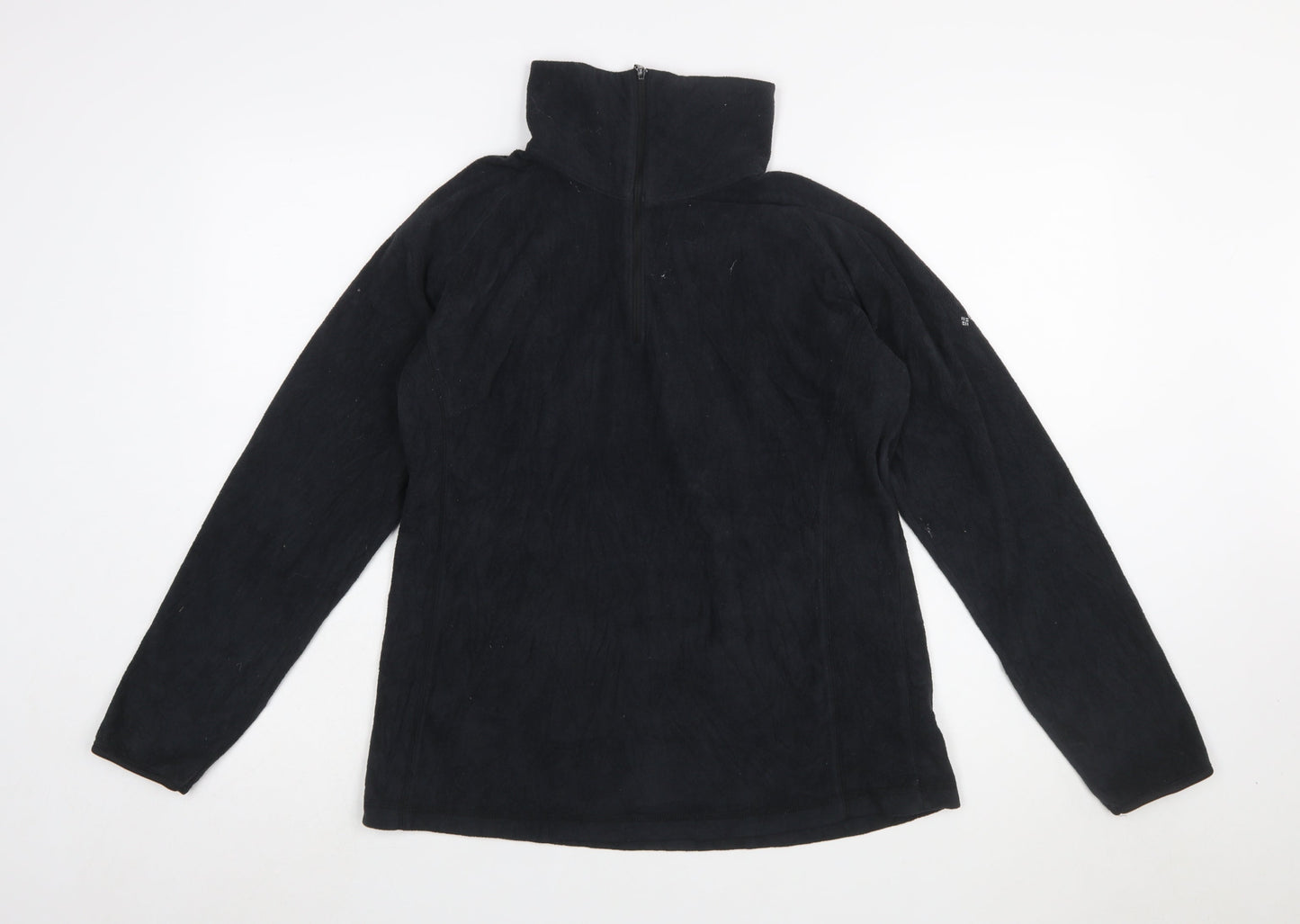 Columbia Women Black Fleece Pullover Sweatshirt XL