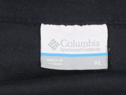 Columbia Women Black Fleece Pullover Sweatshirt XL
