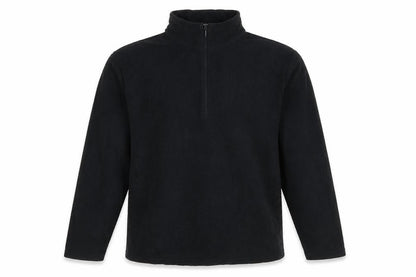 Columbia Mens Black XL 1/4 Zip Fleece Pullover Sweatshirt