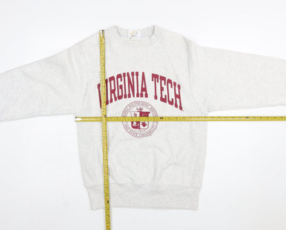 Champion Women's Grey Virginia Tech Reverse Weave Sweatshirt XS