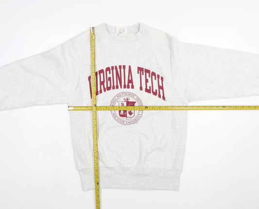 Champion Women's Grey Virginia Tech Reverse Weave Sweatshirt XS