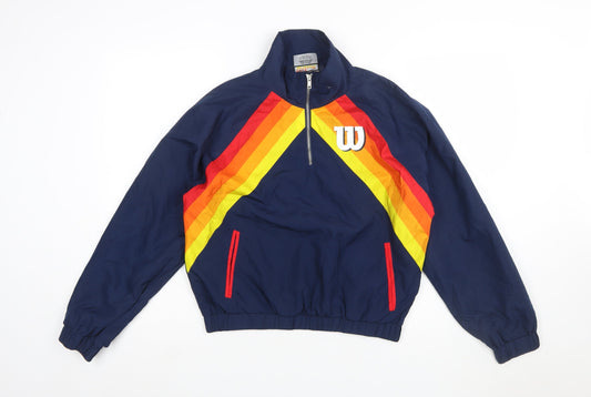 Wilson x Forever 21 Navy Retro Pullover Sweatshirt Women M