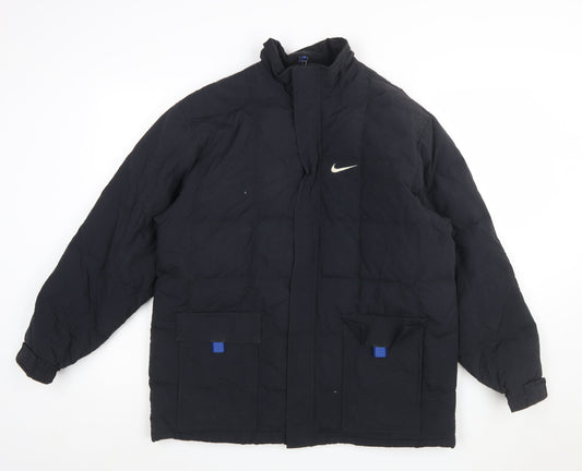 Nike Boys Black XL Puffer Jacket Down Insulated Winter Coat
