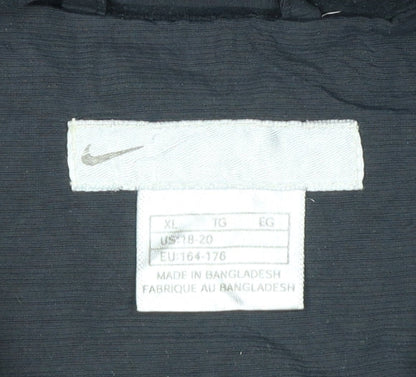 Nike Boys Black XL Puffer Jacket Down Insulated Winter Coat
