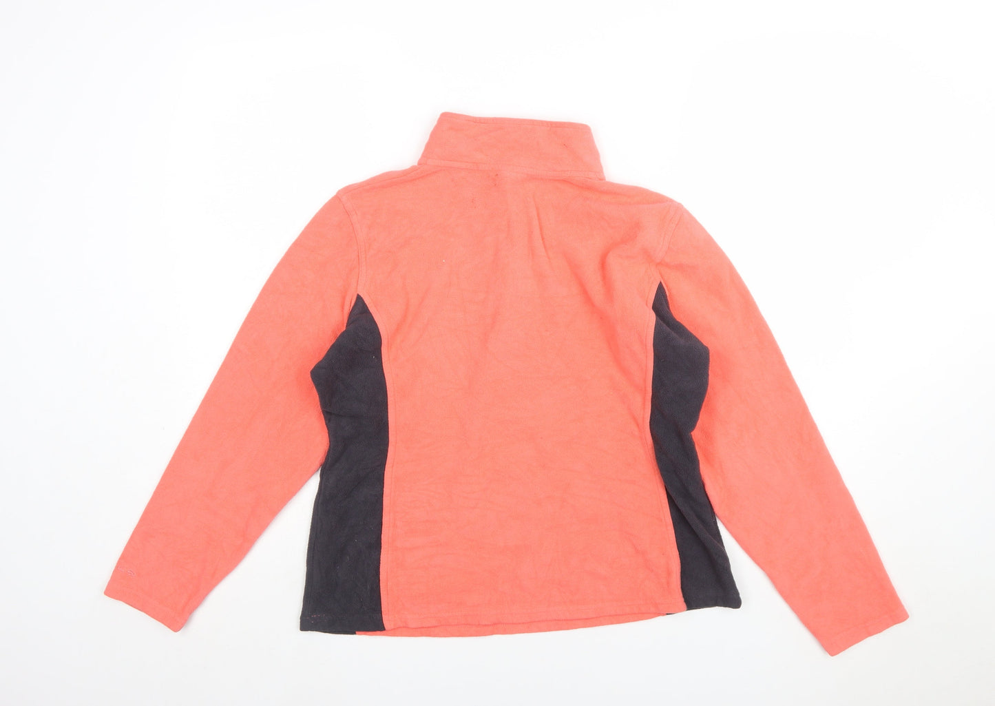 Champion Women’s Coral & Black Fleece Pullover Sweatshirt L