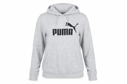 Puma Women’s Grey Pullover Hoodie Size 10 Logo Sweatshirt