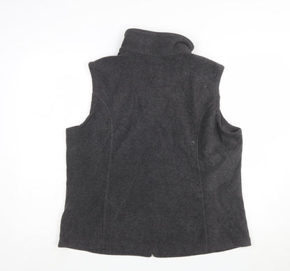 Columbia Women's Grey Fleece Waistcoat XL Lightweight Bodywarmer