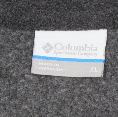 Columbia Women's Grey Fleece Waistcoat XL Lightweight Bodywarmer