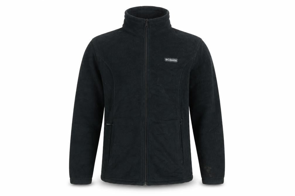 Columbia Men's Black XL Fleece Full Zip Jacket Outdoor