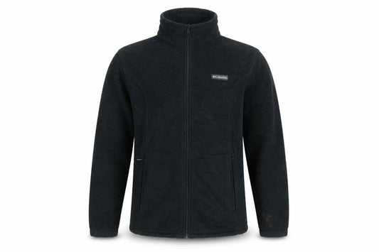 Columbia Men's Black XL Fleece Full Zip Jacket Outdoor