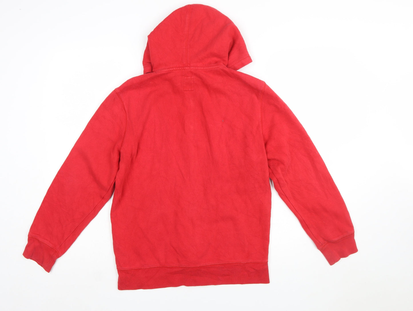 GAP Boys Red Full Zip Hoodie XXL 13 Years Cotton Blend Fleece Sweatshirt